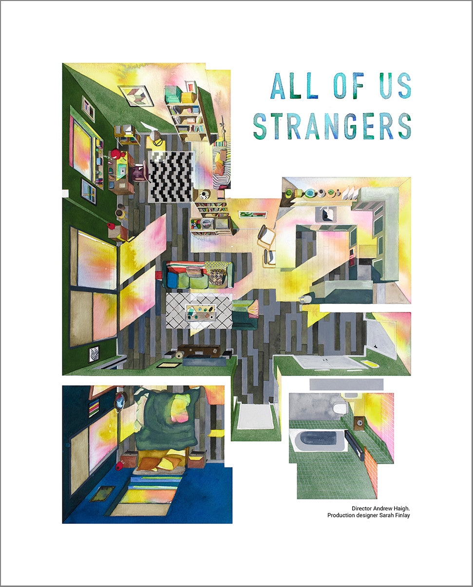 Adam's flat in ALL OF US STRANGERS