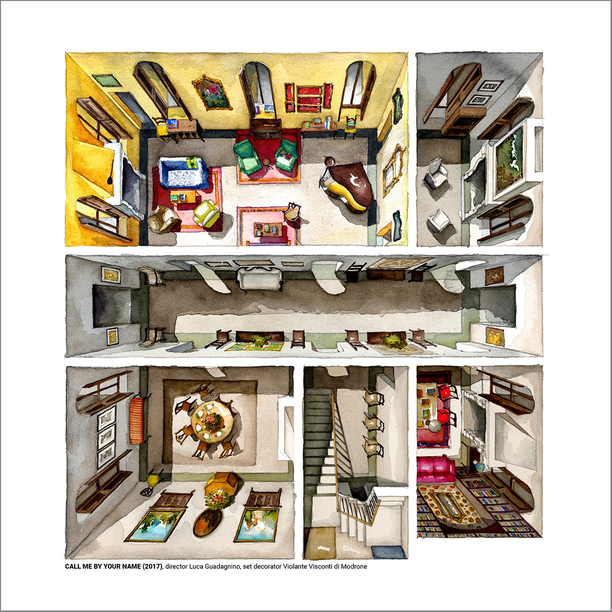 CALL ME BY YOUR NAME’s house, ground level