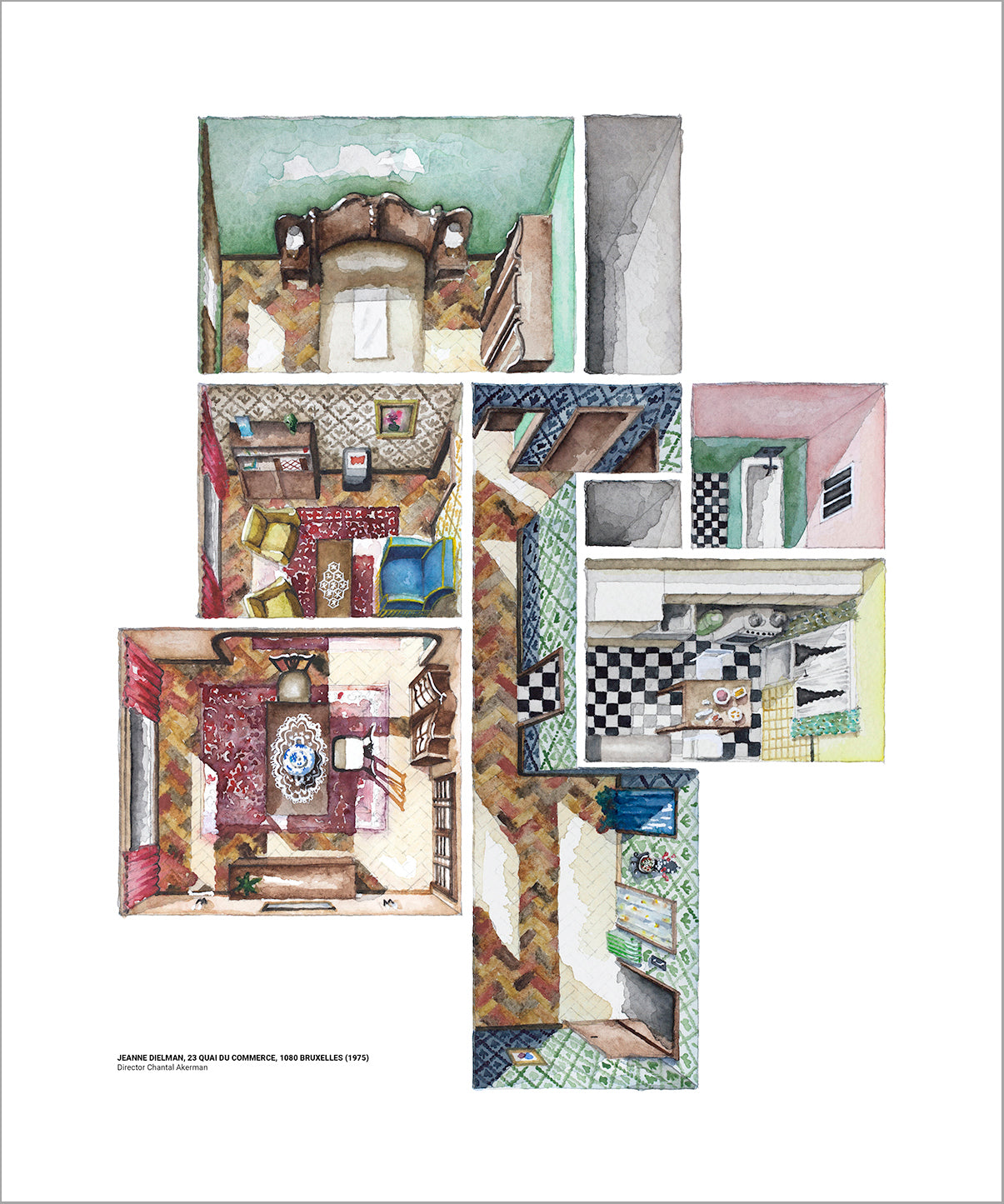 The apartment of JEANNE DIELMAN