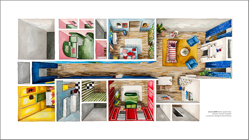 The girl's apartment in LA LA LAND