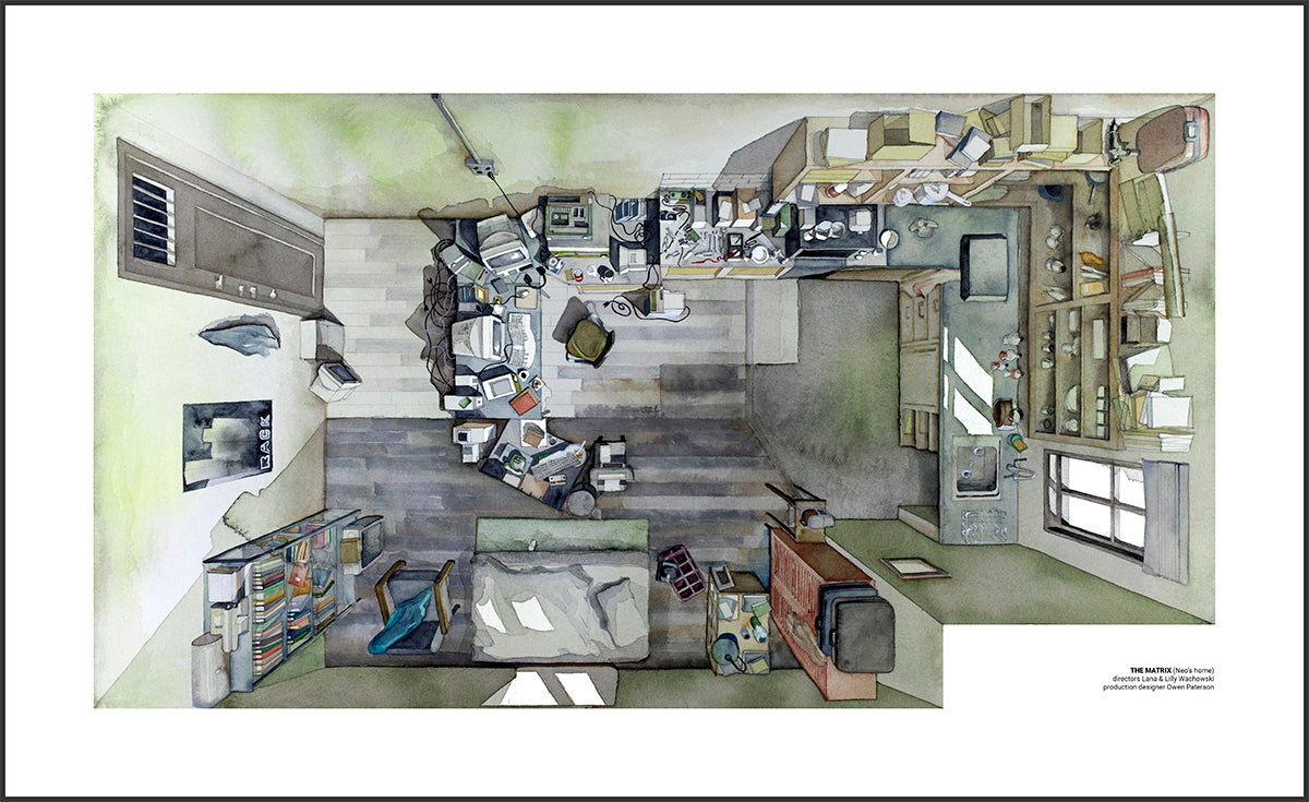 Neo's home in THE MATRIX