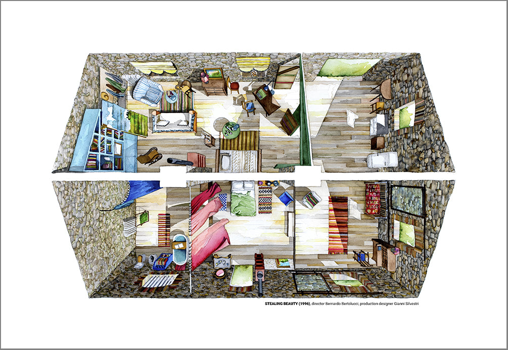 The guest house in STEALING BEAUTY