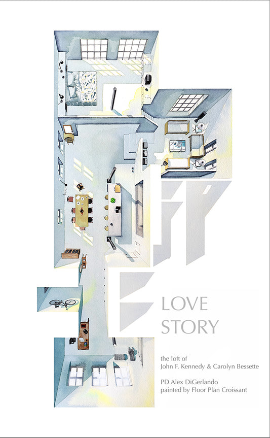 The loft of John F. Kennedy and Carolyn Bessette in Love Story