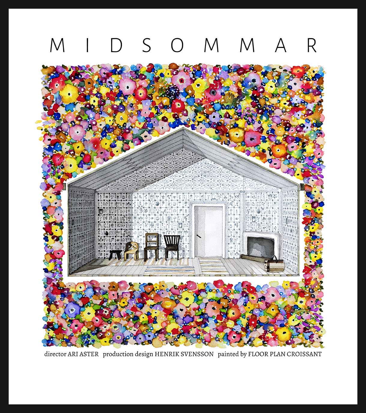 Framed MIDSOMMAR Red
